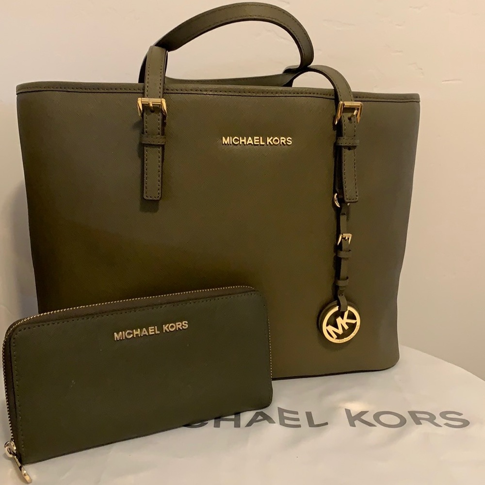 Michael Kors purse and wallet
